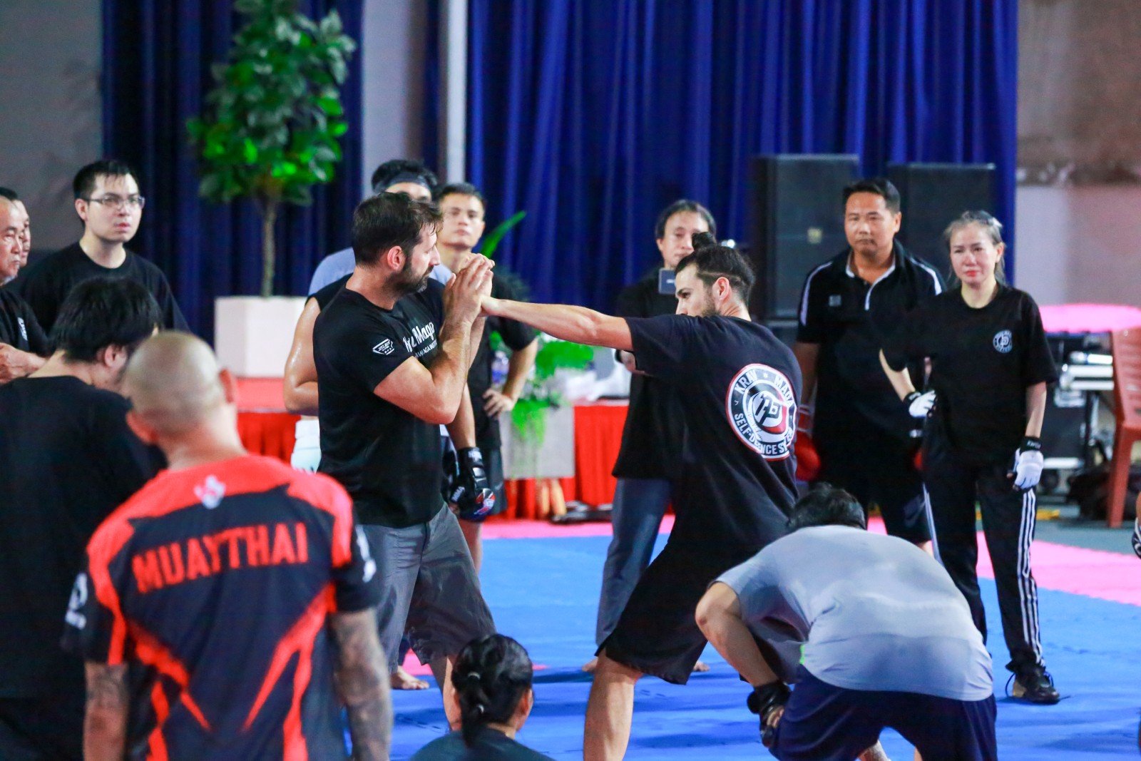 Ron & Bar teaching Krav Maga in Vietnam